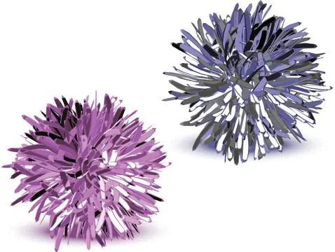 Eps 10 vector illustration - pom-pom of the cheerleader Stock Illustration