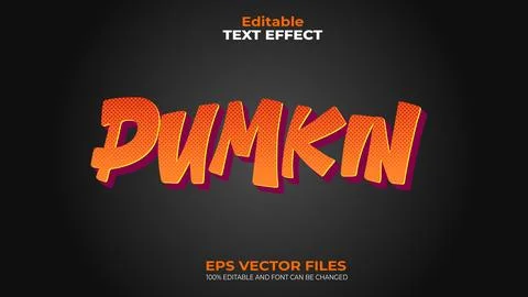 EPS 100% Editable Text Effect and font can be changed 스톡 일러스트