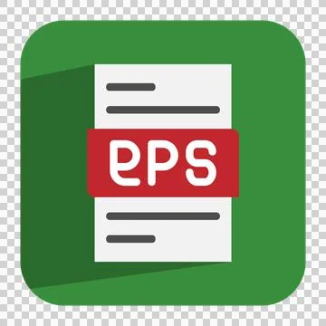 Eps document flat icon. perfect file icon for digital design. 库存插图