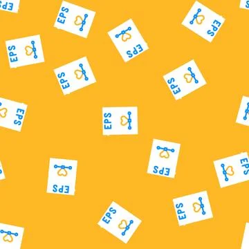 Eps file format document vector seamless pattern Stock Illustration