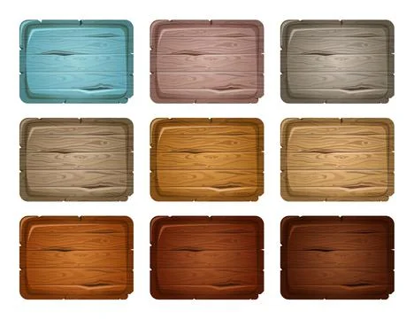 Eps file format with the text space of different color board Stock Photos