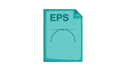 EPS file icon animation Stock Footage 157180894
