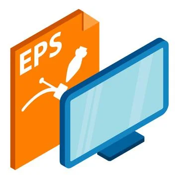 Eps file, isometric style Illustrazione stock