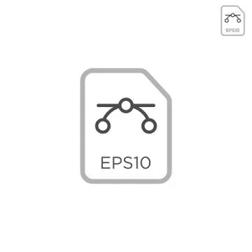 Eps icon vector abstract design element isolated Stock Illustration