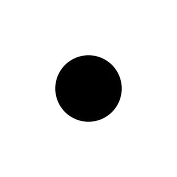 Eps10 black vector round circle illustration Stock Illustration