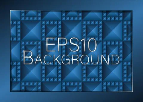 EPS10. Exceptional background composed of a multitude of pyramids. Stock Illustration