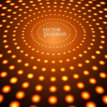 EPS10 Perspective red Dots Abstract Vector Background 스톡 일러스트