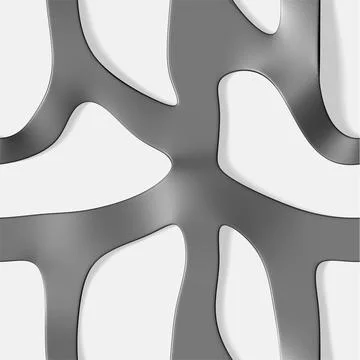 Eps10. Seamless pattern of curves interconnected on a white background with s Stock Illustration