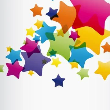Eps10 star background Stock Illustration