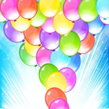 Eps10 vector beautiful funny party background. Stock Illustration