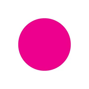 Eps10 vector illustration of a pink fill circle icon, sign, or symbol Stock Illustration