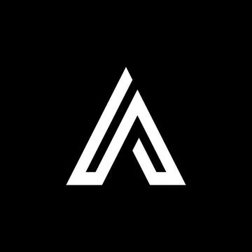 Eps10 vector initial letter a monogram Stock Illustration