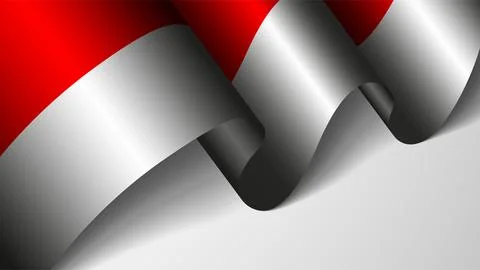 EPS10 Vector Patriotic background with flag of Indonesia. An element of imp.. Stock Illustration