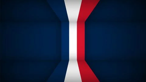 EPS10 Vector Patriotic background with France flag colors. Stockillustratie