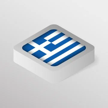 EPS10 Vector Patriotic shield with flag of Greece. Stock Illustration