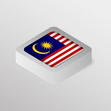 EPS10 Vector Patriotic shield with flag of Malaysia. Illustration