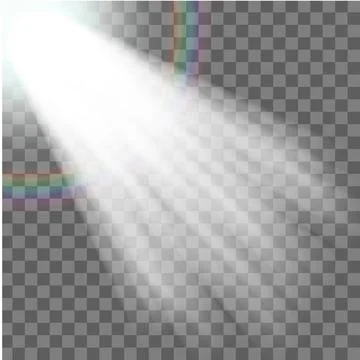 EPS10. Vector spotlight. Light effect Illustrazione stock