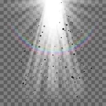 EPS10. Vector spotlight. Light effect Stock Illustration