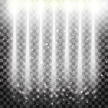 EPS10. Vector spotlight. Light effect Illustrazione stock