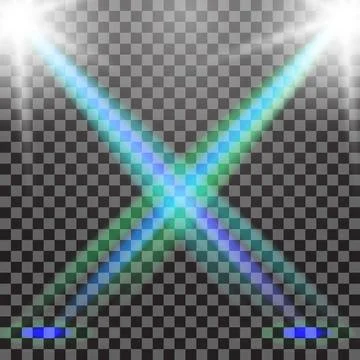 EPS10. Vector spotlight. Light effect 스톡 일러스트