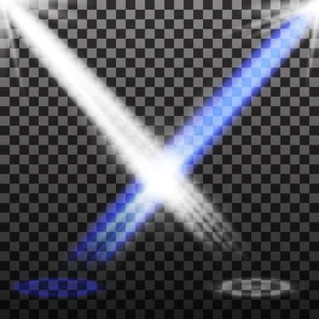 EPS10. Vector spotlight. Light effect Illustrazione stock