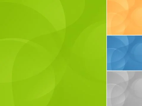 EPS10 wave background in 4 variants Stock Illustration