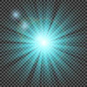 Eps10.Vector transparent sunlight special lens flare light effect. Stock Illustration