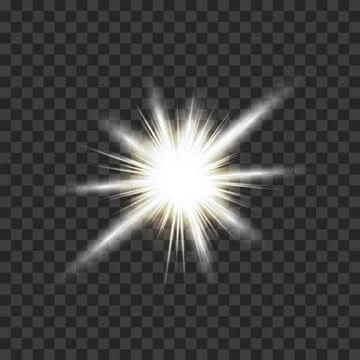Eps10.Vector transparent sunlight special lens flare light effect. Stock Illustration
