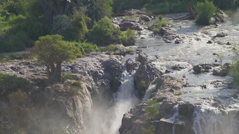 Epupa Falls Namibia 4k Stock Footage 278506132