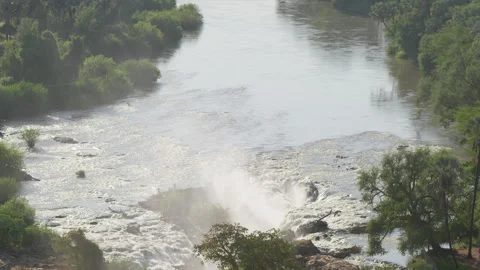 Epupa Falls Namibia 4k Stock Footage 278506328