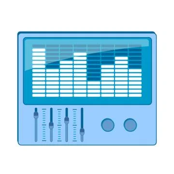 EQ, equalizer graphics Stock Illustration