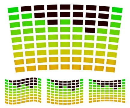 EQ, equalizer graphics Stock Illustration