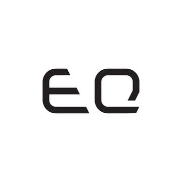 Eq initial letter vector logo icon Stock-Illustration