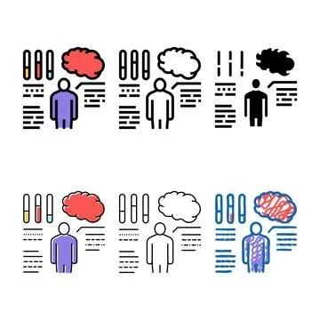 Eq soft skill color edition icon vector Stock Illustration
