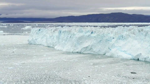 The Eqi glacier time lapse Video stock 851399