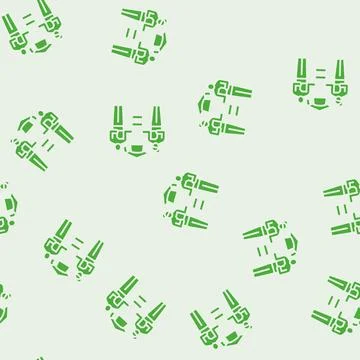 Equal access education glyph seamless pattern イラスト素材