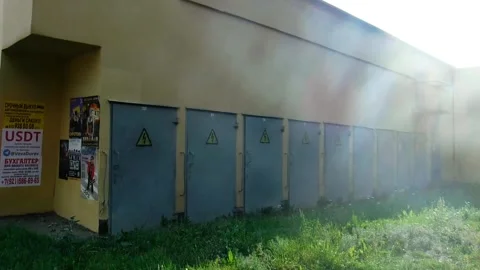 Equal doors Stock Footage 246853876