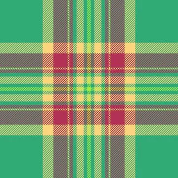 Equal fabric check textile, outline texture tartan vector. Mexico plaid pat.. Stock Illustration