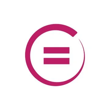 Equal Icon, Flat Illustration Of Equal, Vector Icon, Equal Sign Symbol Vector Stock Illustration