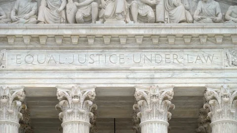 Equal Justice Under the Law Stock Footage 86690906
