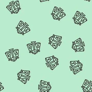 Equal opportunity briefcase line seamless pattern 库存插图