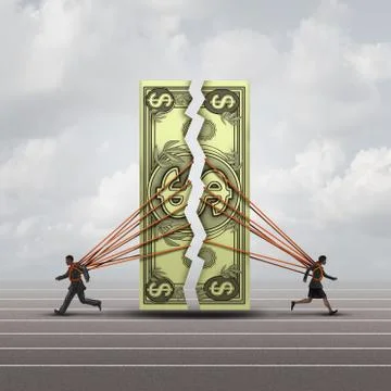 Equal Pay Concept Illustrazione stock