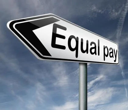 Equal pay Illustrazione stock