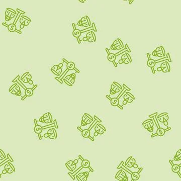 Equal pay line seamless pattern イラスト素材