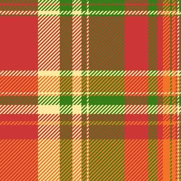 Equal plaid check vector, heritage tartan seamless background. Decorate tex.. 스톡 일러스트