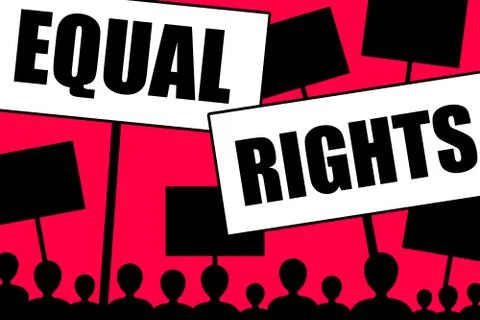 Equal rights Stock Illustration