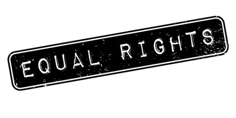 Equal Rights rubber stamp Stock Illustration
