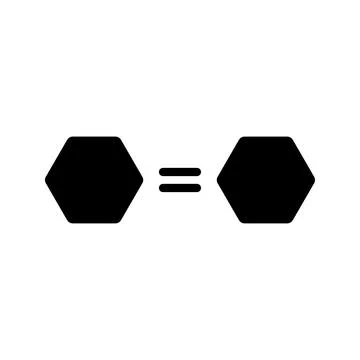 Equal, same icon. Illustrazione stock
