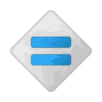 Equal Sign illustration Stock Illustration