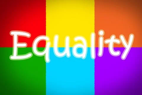 Equality concept Stock Illustration